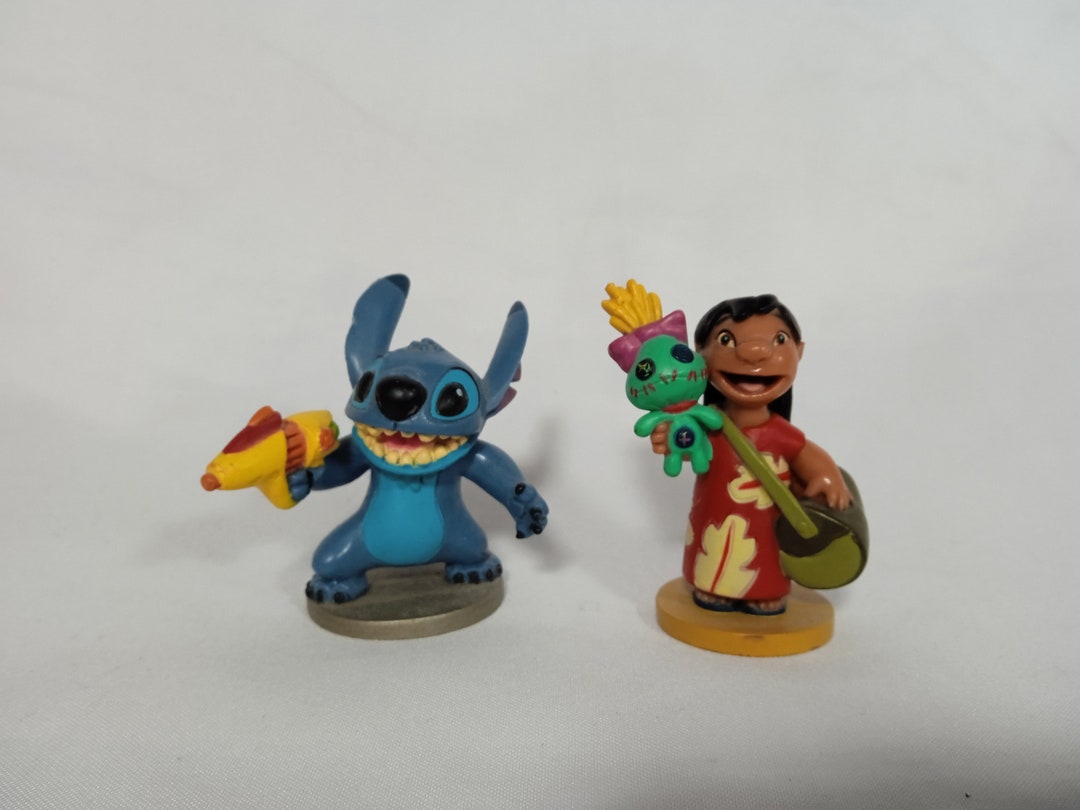 Lilo Stitch Disney Store Exclusive Figures Collection Retro Toy Etsy