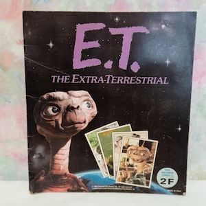 E.T.地球外生命体ユニバーサルステッカーアルバムヴィンテージコレクションおもちゃ地球外生命体
