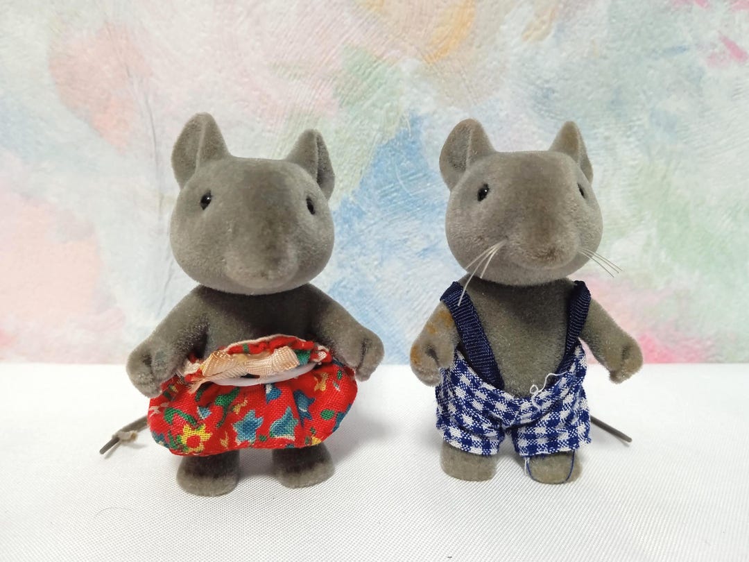 Doudou plat lapin gris rose étoiles SIMBA TOYS TBE