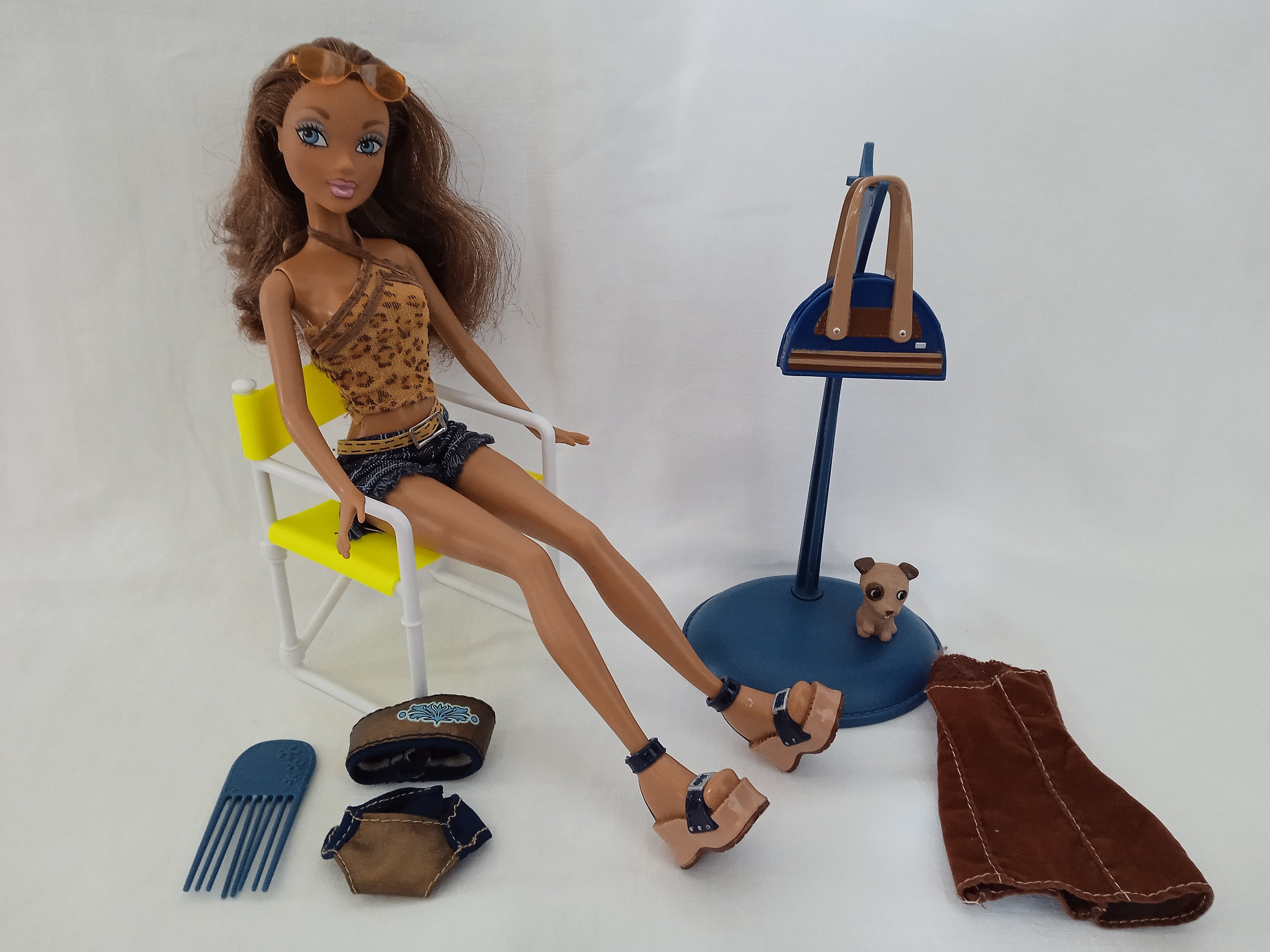 My Scene Barbie amie Chelsea rousse avec des cils enracinés et des