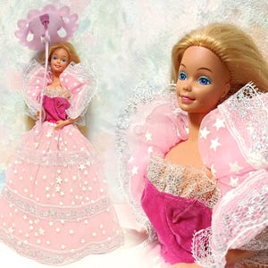 barbie pink dress glowing stars Dream Glow BarbieInspired Dress: 1980s Pink Fashion Pack