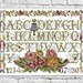 Alphabet Cross Stitch Pattern Alphabet Sampler Colorful Art DIY X