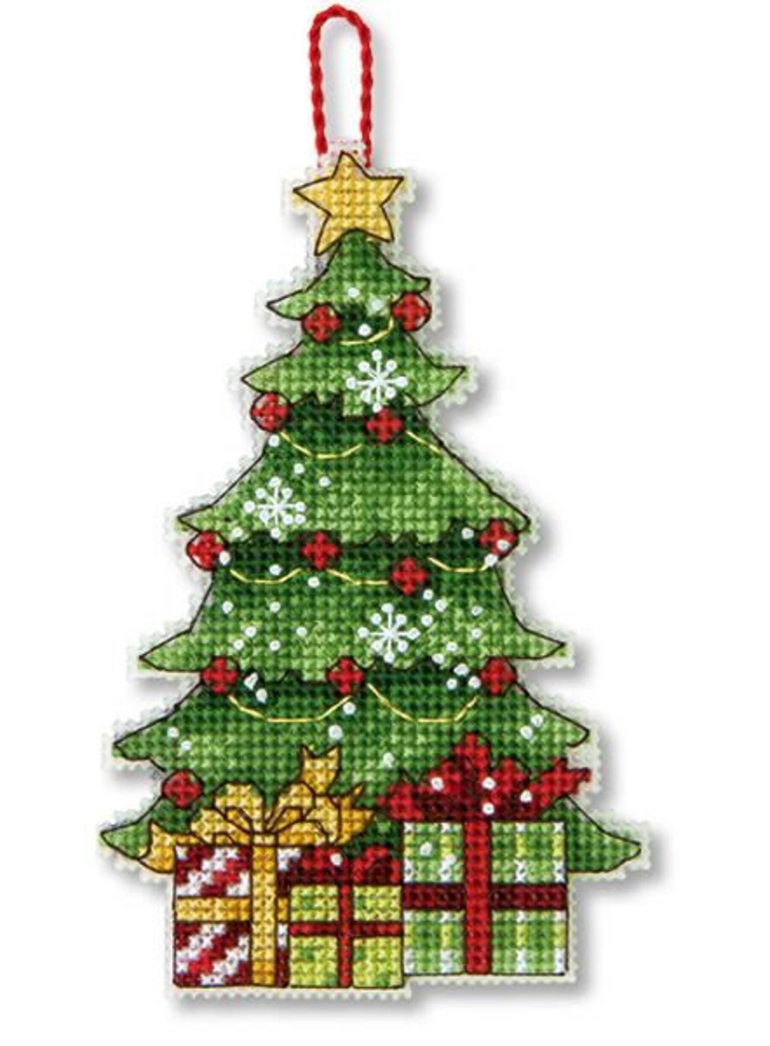 Christmas Tree Cross Stitch Pattern Colorful Art DIY X-stitch - Etsy Canada