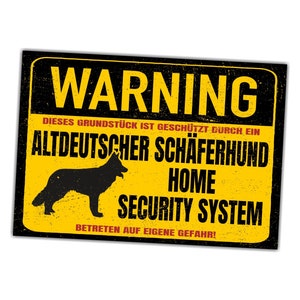 Dogs On Premises Schild - 25,4 X 17,8 Cm, Aluminium, Reflektierend, Für Garten/Zaun