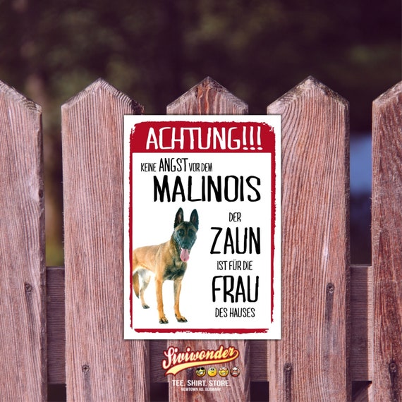 Warnschild 'Beware Of Dog' Aus Aluminium – Robust, Wetterfest & Leicht Zu Montieren (30,5x20,3 Cm)