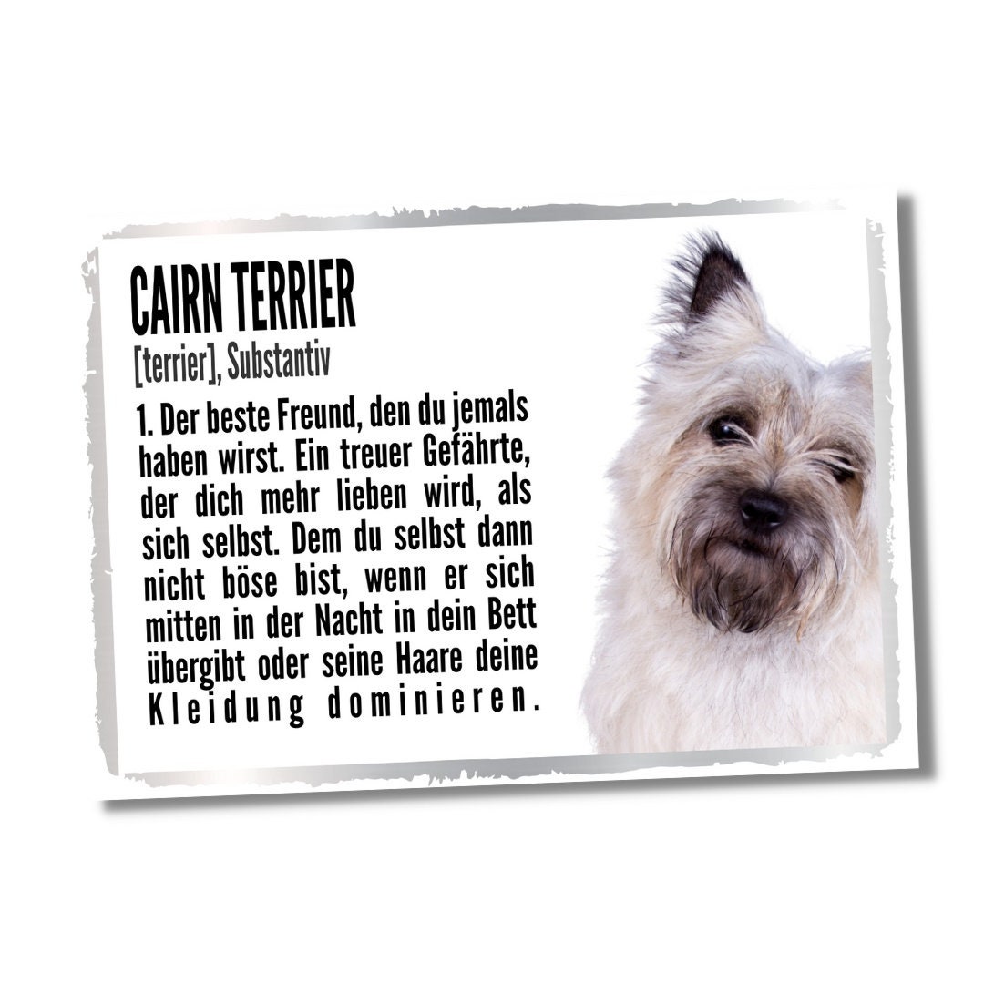 Cairn Terrier Duden Dog Dog Sign Saying Door Sign Dog Sign Etsy Norway