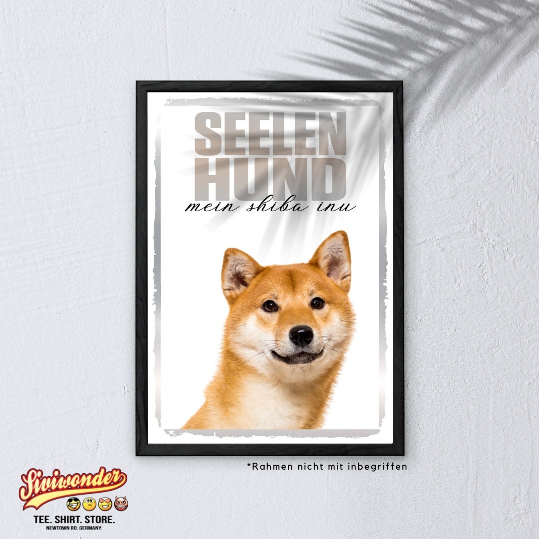 Shiba Inu Seelenhund Dog Schild Spruch Türschild Hundeschild Warnschild  Soulmate Deko - Etsy