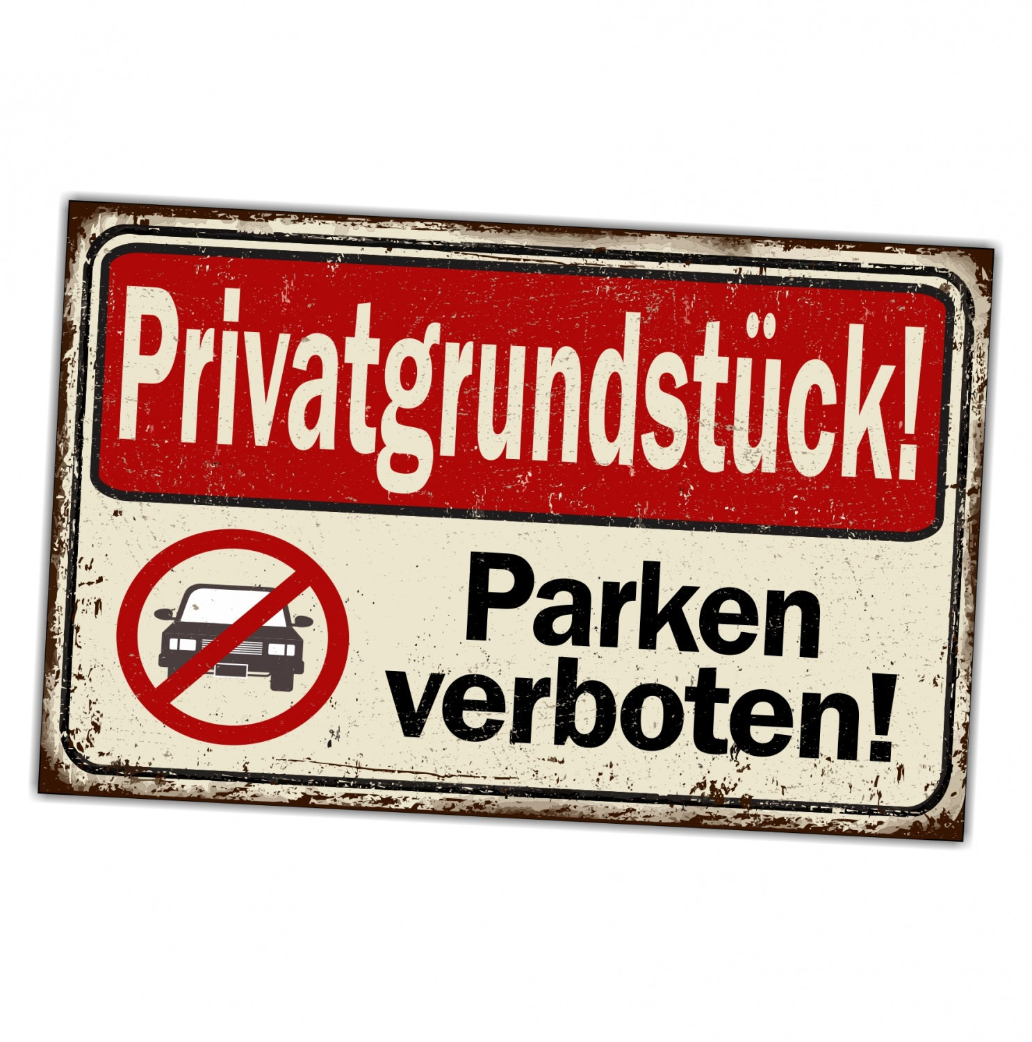 Privatparkplatz Schild Parken Verboten Achtung Spruch Lustig