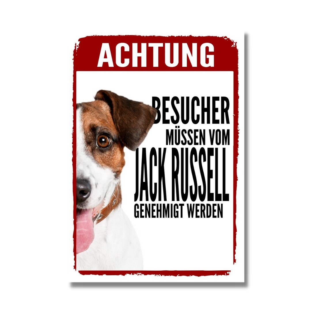 Warnschild 'Beware Of Dog' Aus Aluminium – Robust, Wetterfest & Leicht Zu Montieren (30,5x20,3 Cm)