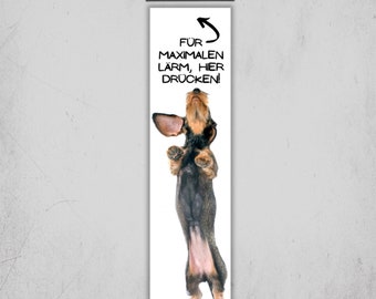 Labradoodle Warnschild – Alu-Verbundplatte, 20x14 Cm, Wetterfest, Für Tür Oder Garten, Personalisiertes Geschenk