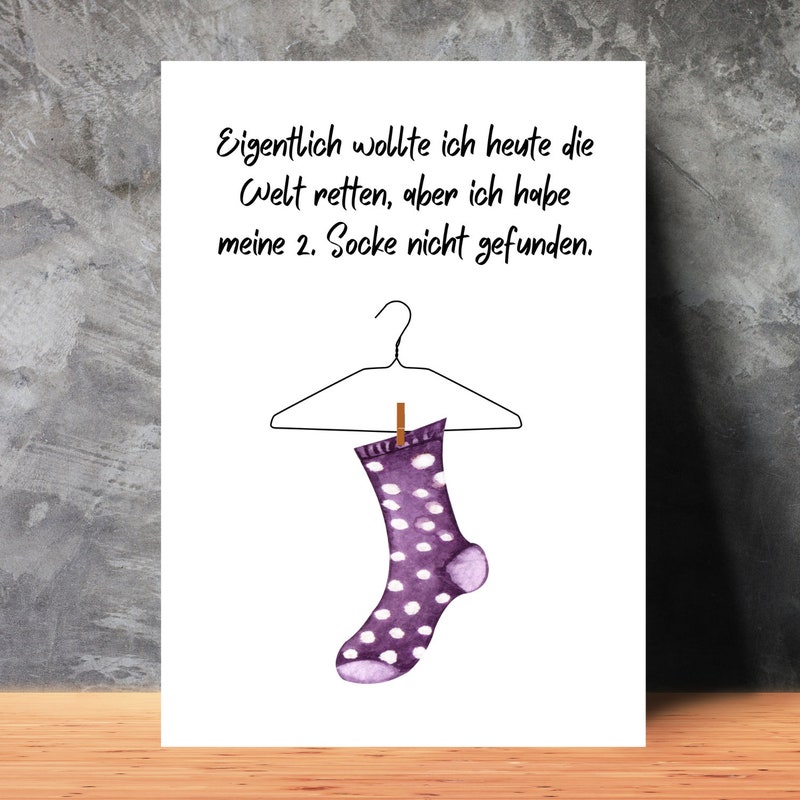 Socken mit spruch Etsy.de