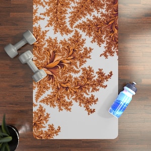 Copper Fringe Rubber Yoga Mat