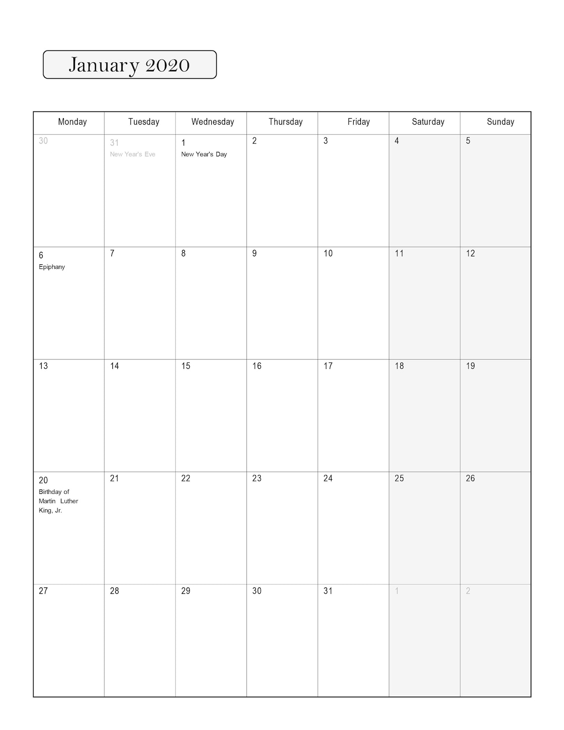 10 Years Planner 10 Year Calendar 10 Year Diary Reminder. Etsy