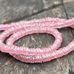 Grado AAA--zircone rosa qualità A++ 6-5MM, 15" pollici zircone forma pneumatico perline di pietre preziose colorate