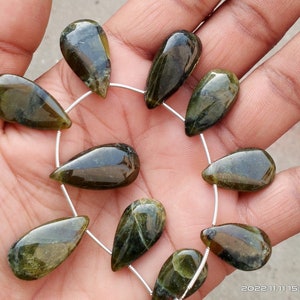 Perle di vessonite naturale Pietra naturale Perle semipreziose di Vessonite genuina di alta qualità di grado AAA - 165 carati.