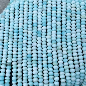 Perle di opale acqua Opale di qualità AAA Perline sfaccettate Rondelle, da 7 mm a 6 mm, 12 pollici, pietre preziose sfuse, all'ingrosso