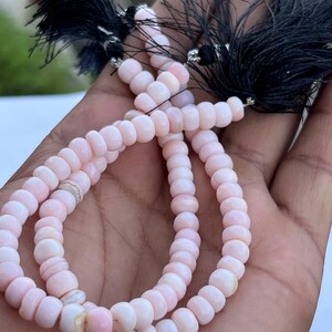 6" Bellissimo opale rosa Rondelle A++ Grado Colore rosa Opale Pietra, Gemme sciolte per gioielli, Fai da te, Accessori, 70% VENDITA