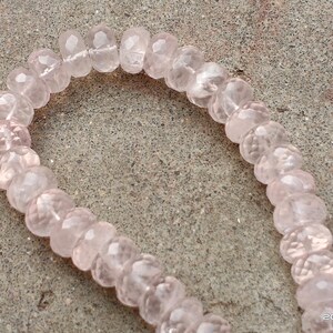 Perline SEMI PREZIOSE Perline di quarzo rosa 9-10 MM Perline artigianali, Protezione spirituale, Perline all'ingrosso, Perline di pietre
