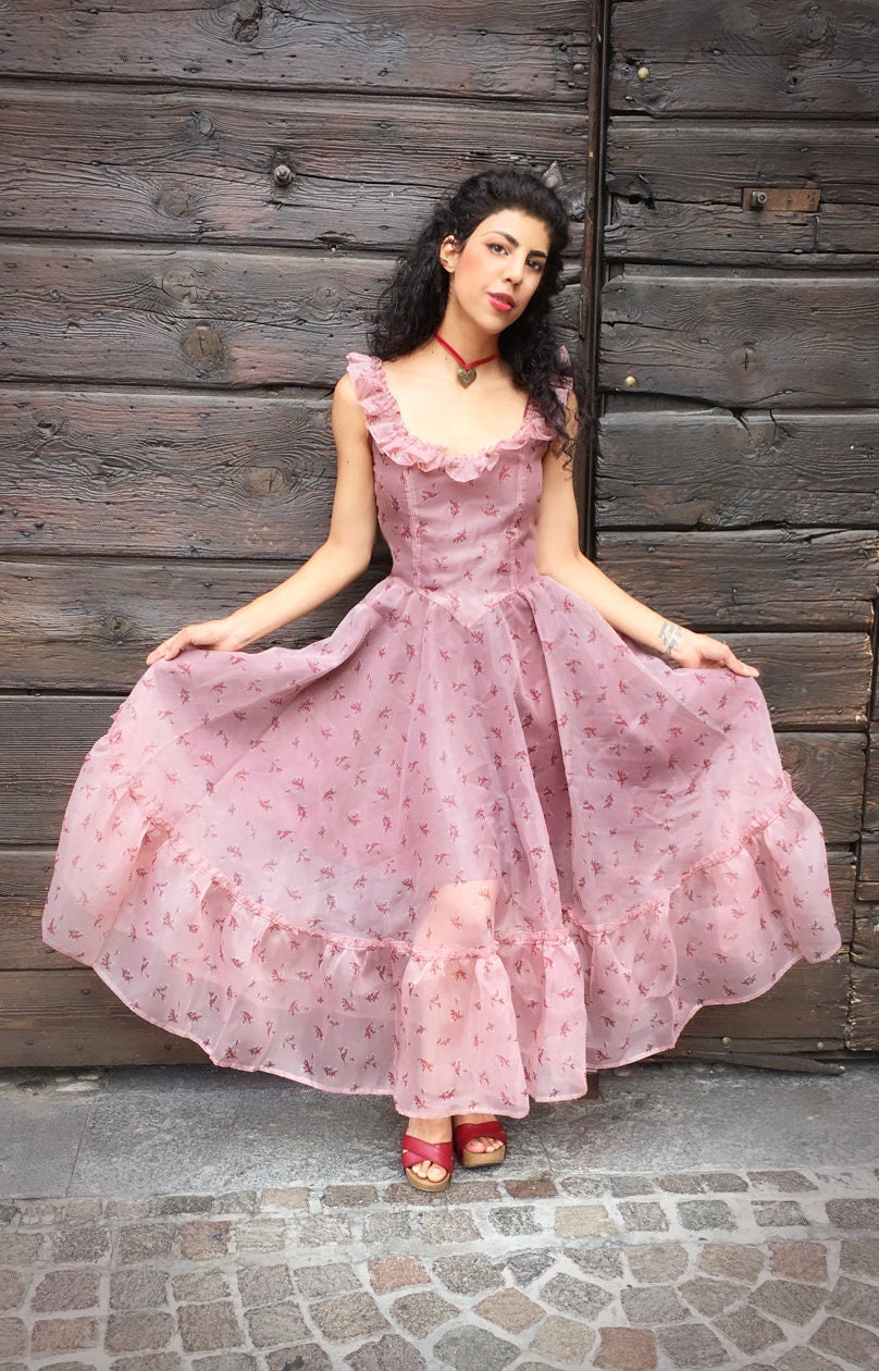Vintage Inspired Princess Dress Romantic Prom Dress With Etsy UK