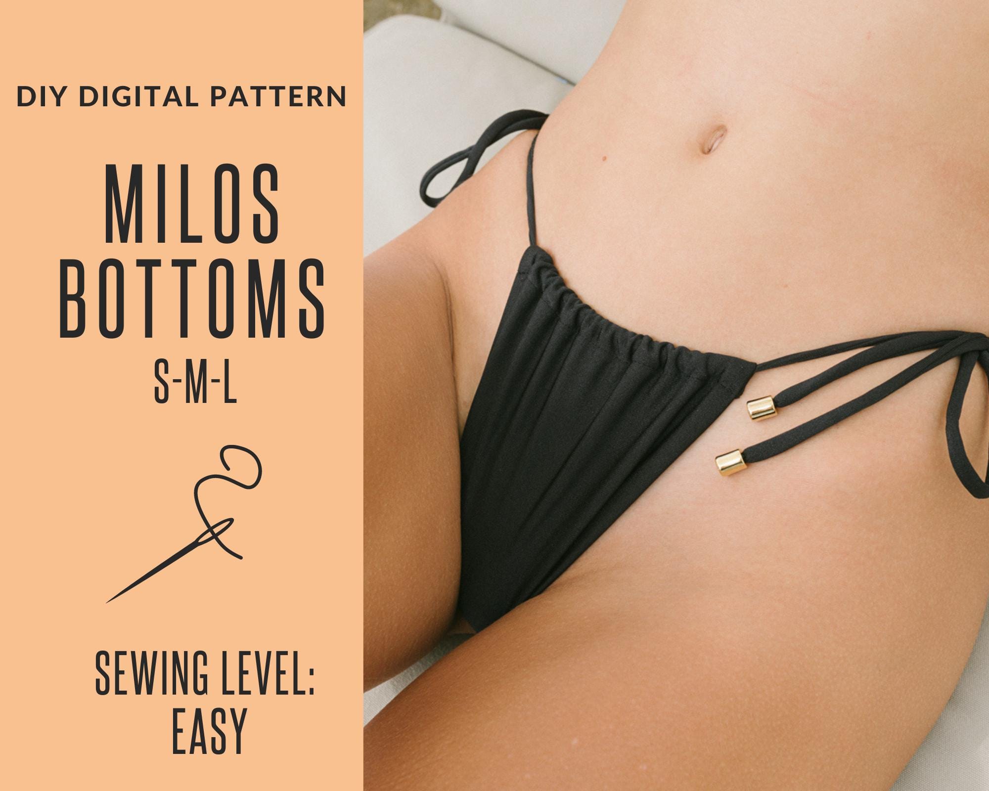 Diy ruched bikini bottom sale