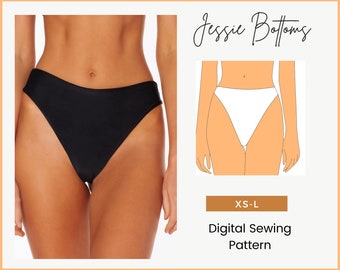 Women's Strapless Bandeau Bikini Top Sewing Pattern, Ladies Downloadable  Printable PDF Sewing Pattern Size XS-XXL 