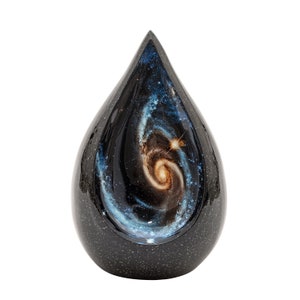 Urna Galaxy Teardrop para cenizas humanas - Urna de cremación para adultos