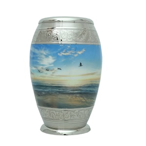 Urn For Human Ashes Brass Monarch Flying Bird Cremate Urn For Human Ashes Full Size Modern Urn