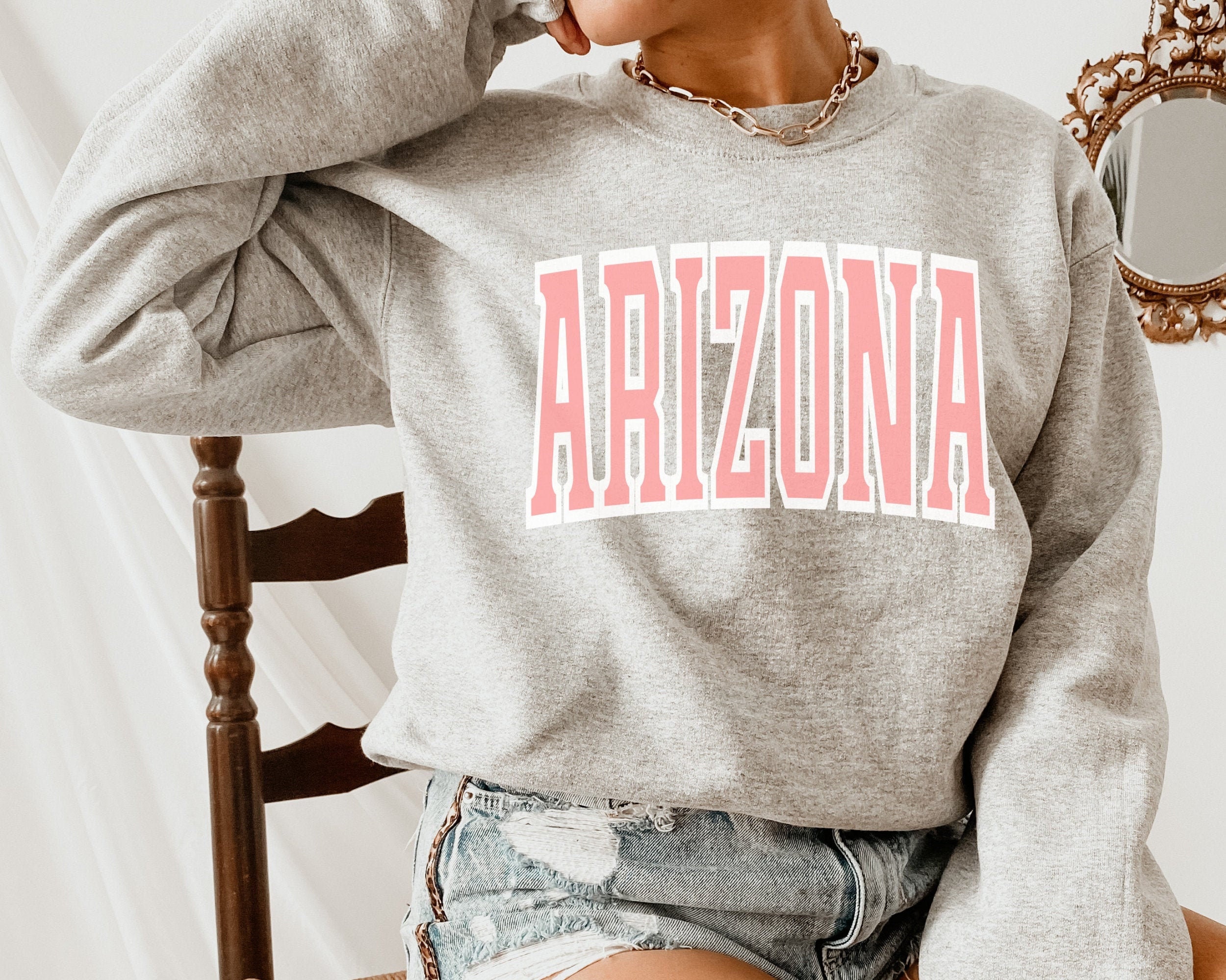 Arizona Sweatshirt Vintage Arizona Sweatshirt Arizona State Etsy