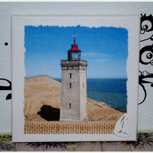 Decorative Picture Maritim Lighthouse 20x20 Canvas Pictures Decoration Bathroom Wall Pictures Gifts Women Birthday