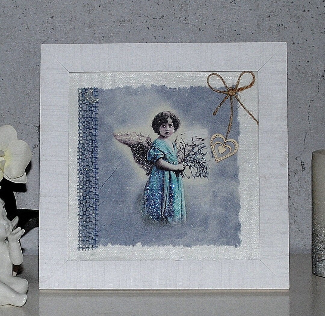 Angel Pictures With Picture Frame Guardian Angel Canvas Picture ...