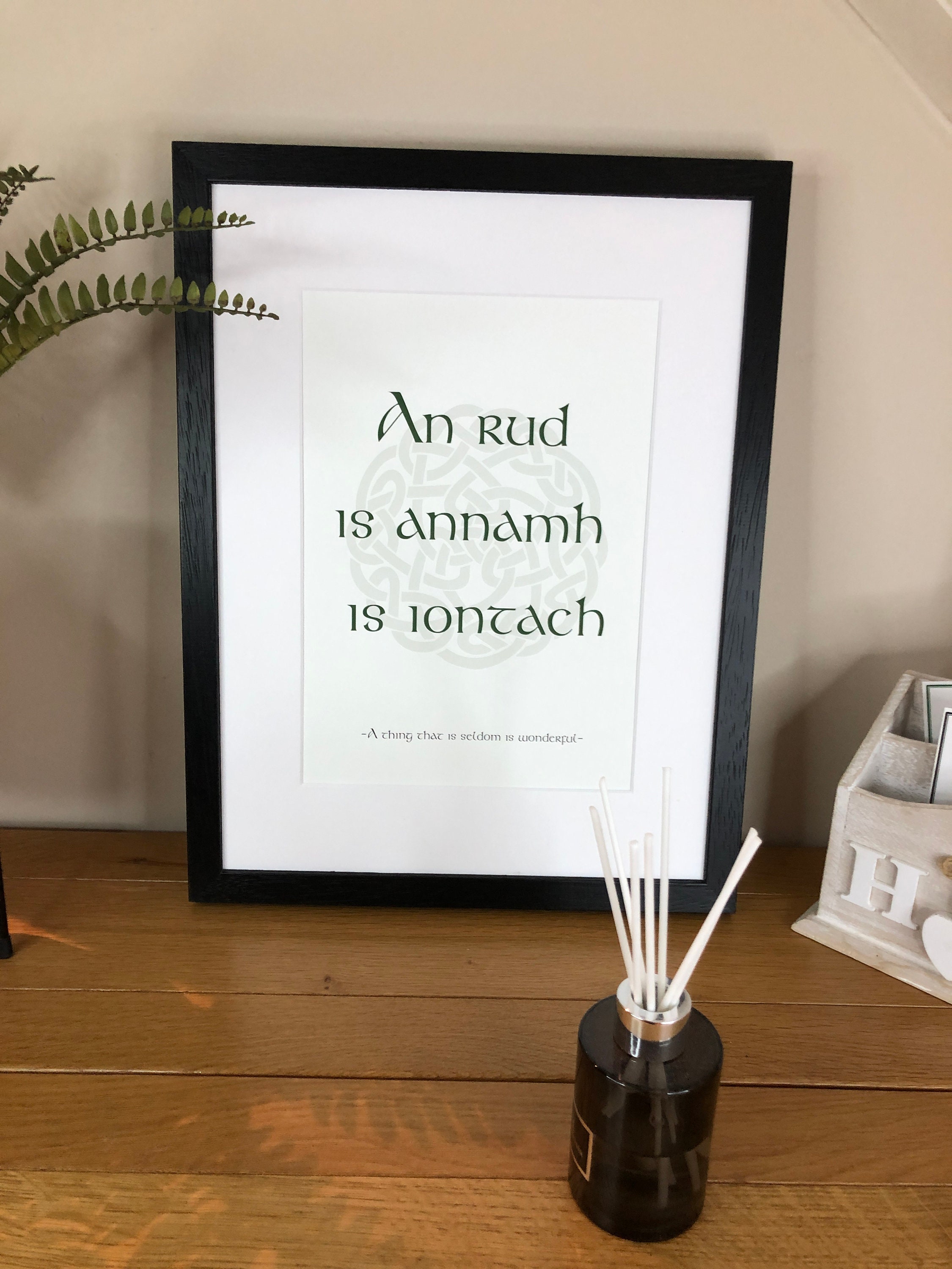 Irish Proverb 'A Thing That is Seldom is Wonderful' - Etsy Ireland Irish Proverb 'A Thing That is Seldom is Wonderful' - Etsy Ireland