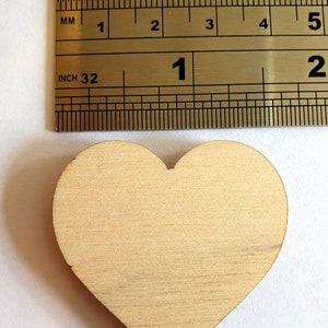 Mini Wooden Love Hearts Strong Fridge Magnets zdjęcie 10