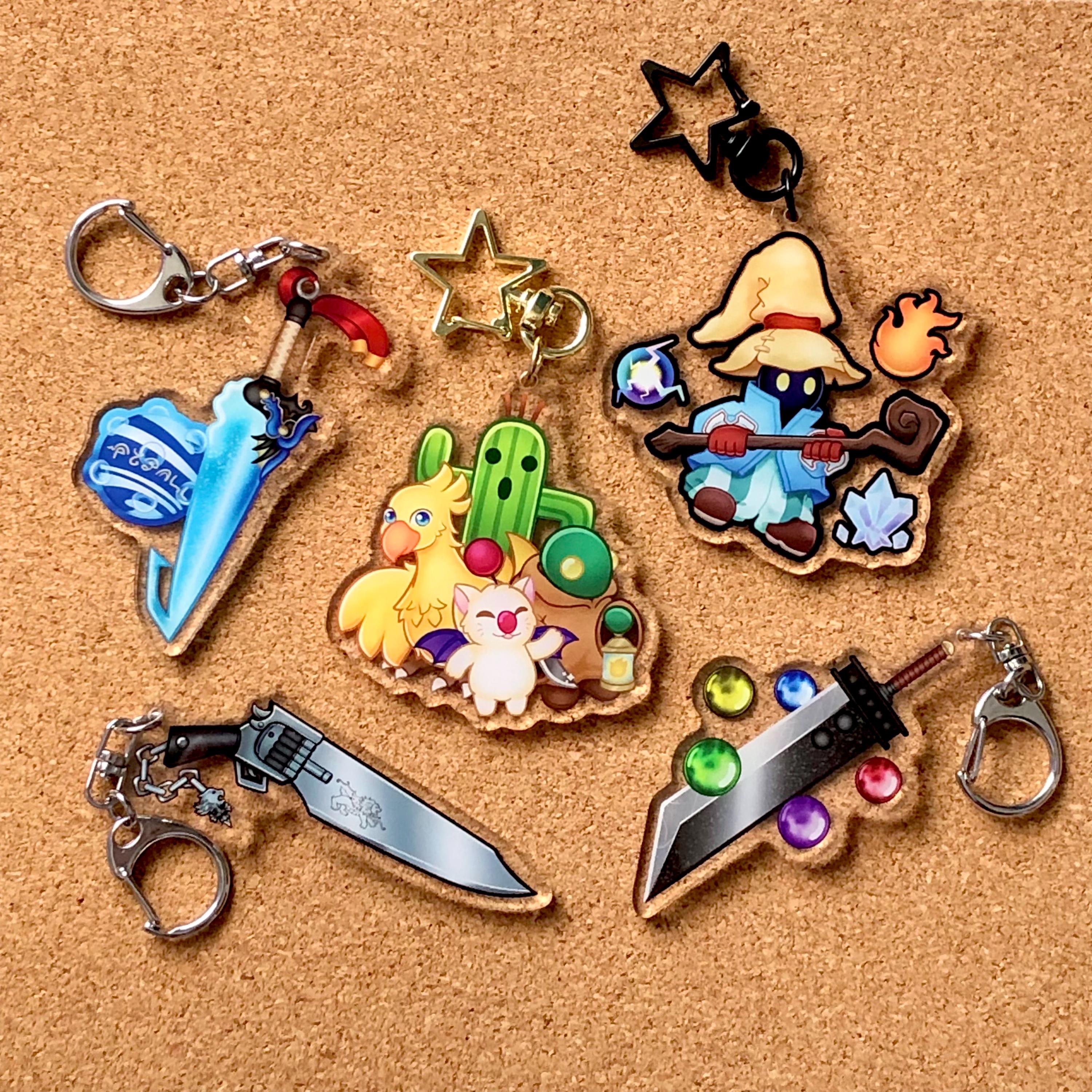 Ff9 Vivi Keychain - Etsy