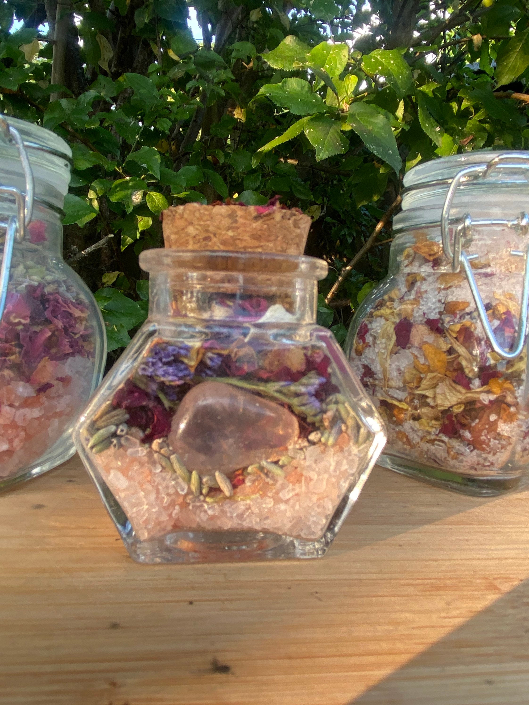 Bath Salts/dried Flowers Bath Ritual/self Love Bath Etsy UK