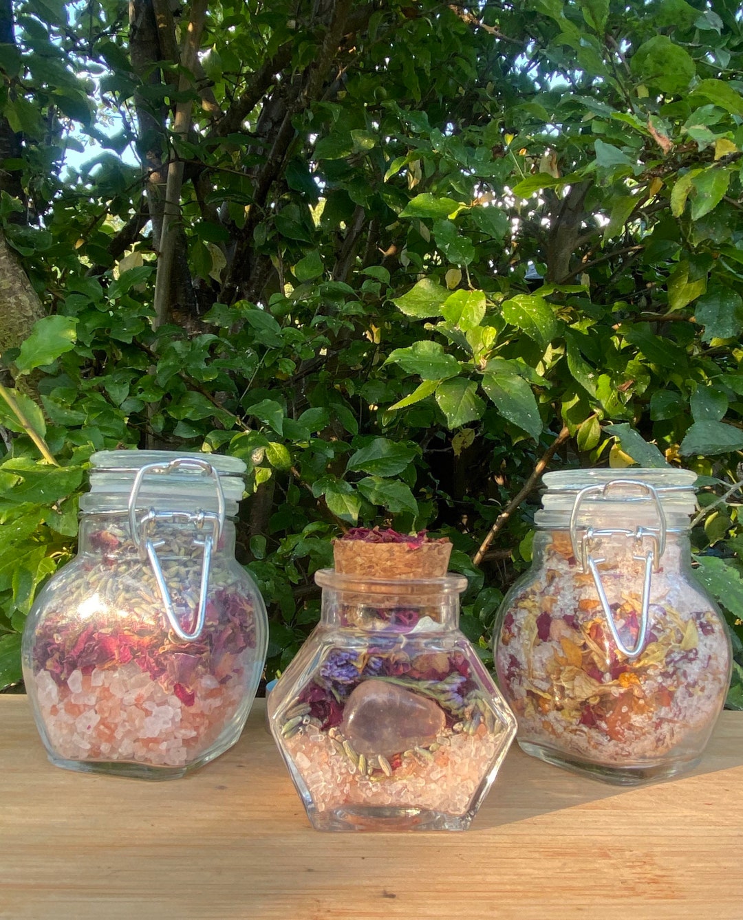 Bath Salts Dried Flowers Bath Ritual Self Love Bath Ritual Etsy UK