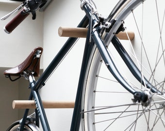 Bike Hooks - Natural Oak