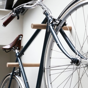 Bike Hooks - Natural Oak