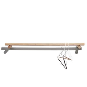 Porte-manteau flottant - chêne naturel