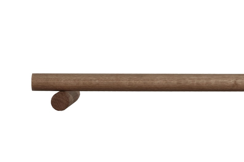 Curtain Pole 0-720cm / 0-283.5 Oak, Walnut, Beech, Black, White zdjęcie 5