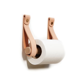 Leather Toilet Roll Holder image 1