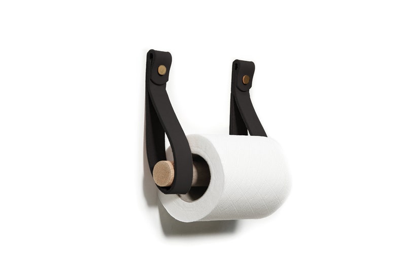 Leather Toilet Roll Holder image 6