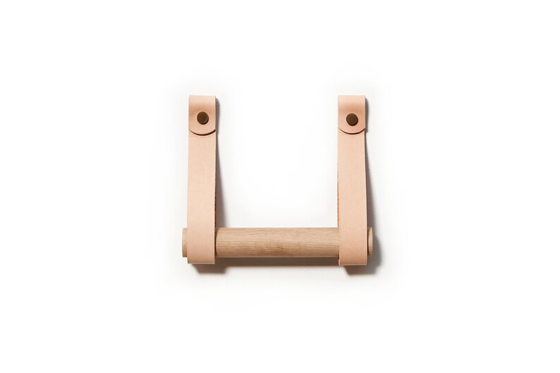 Leather Toilet Roll Holder image 3