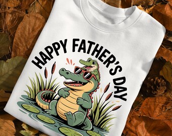 Funny Dad Gator PNG: Father's Day Clipart (Digital Download)