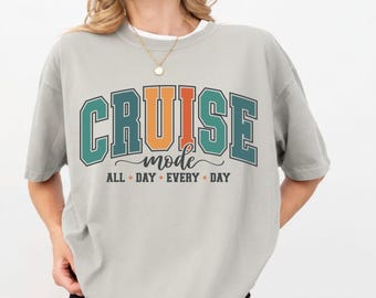 Preppy On Cruise Mode PNG svg , Family Vacation Design (Digital Download)
