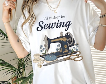 I'd Rather Be Sewing PNG | Funny Sewing Quote,Needle Worker Design | Sewing Lover Digital Download |I'll Be In My Office Sewing