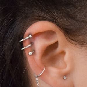 Double helix spiral piercing hotsell