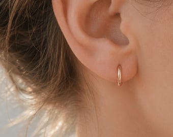 Clip On Earrings - Clip On Hoop Earrings - Non Pierced Earrings - Invisible Clip On Earrings - Ear Cuff - Gold Silver Color