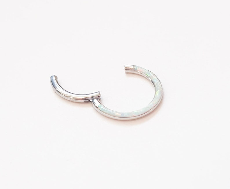 Hinged hoop Hinged Nose Ring Hinged Ring Hinged Etsy