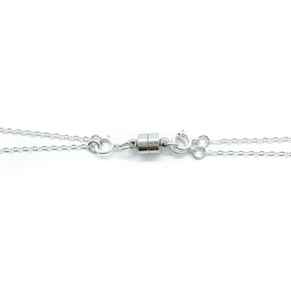 Kit De 3 Fermoirs Magnétiques En Argent 925 - 4.5mm, Pour Collier, Bracelet, Cheville