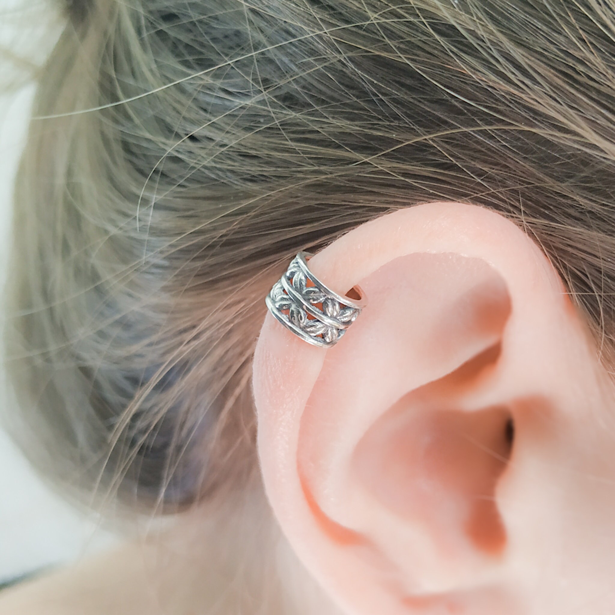 Gold Ear Cuff Gold Wide Ear Cuff Ear Cuff No Piercing Etsy